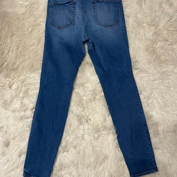 LOFT Women's Dark Blue Skinny Jeans - Picture 5 of 5